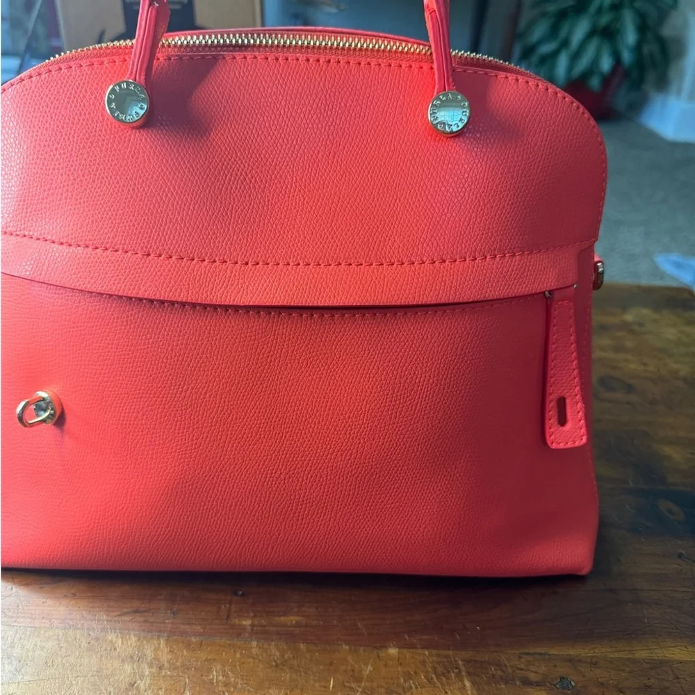 Furla Orange Crossbody 2 Way NWOT - Picture 3 of 12